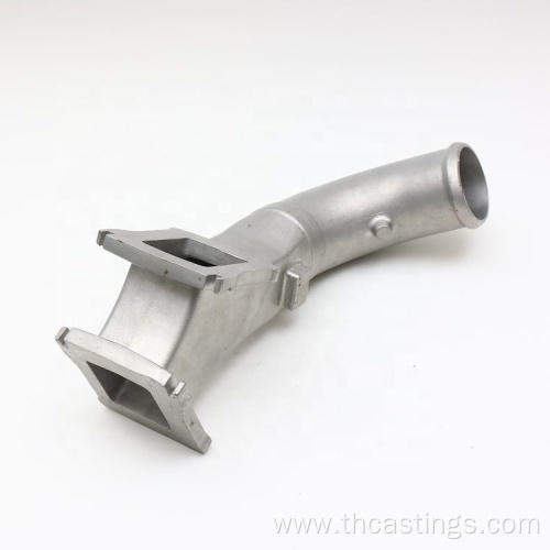 Custom precision casting machined motorcycle exhaust pipe